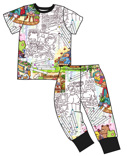Cutesy Colouring Basic Loungewear Set