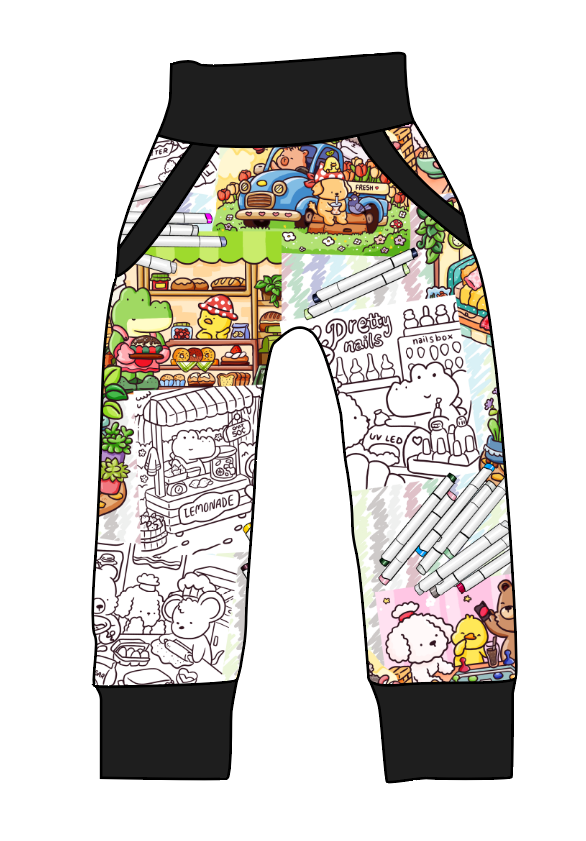 Cutesy Colouring Beanpole Pants And Shorts