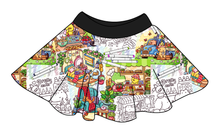 Load image into Gallery viewer, Cutesy Colouring Circle Skirt