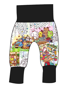 Cutesy Colouring Grow With Me Pants And Shorts
