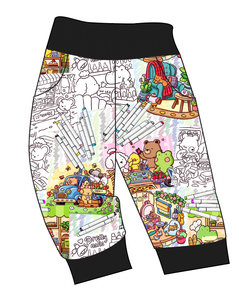 Cutesy Colouring Ladies' Joggers and Jogger Shorts