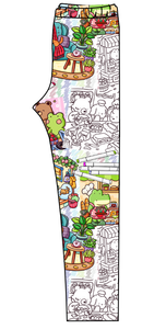 Cutesy Colouring Ladies' Lounge Leggings