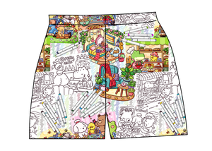 Cutesy Colouring Ladies' Lounge Shorts