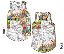 Load image into Gallery viewer, Cutesy Colouring Ladies&#39; Summer Tank