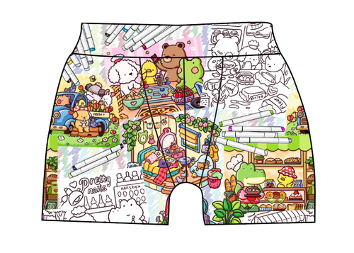 Cutesy Colouring Mens' Boxer Briefs