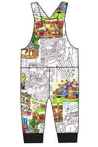 Cutesy Colouring Overalls and Shortalls