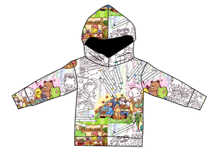 Cutesy Colouring Oversized Hoodie