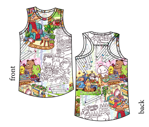 Cutesy Colouring Summer Tank