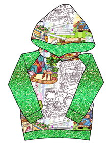 Cutesy Colouring Classic Hoodie (or Crewneck)