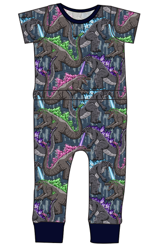 Atomic Monster Bennett Pants and Shorts Length T-Shirt Romper