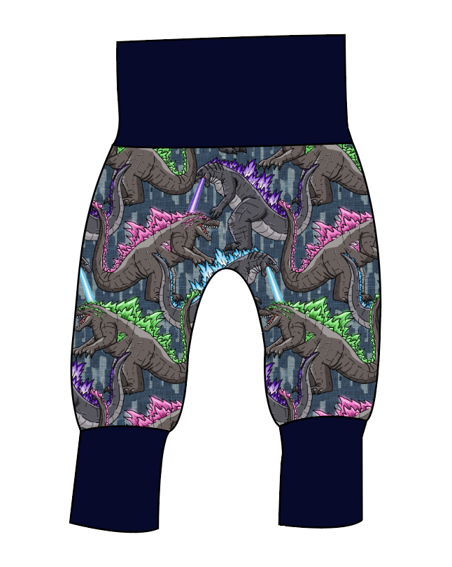 Atomic Monster Grow With Me Pants And Shorts