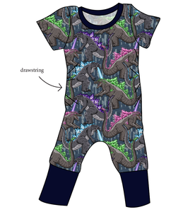 Atomic Monster Grow With Me Pants And Shorts Romper