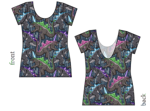 Atomic Monster Ladies' Low Back Ballerina Tee
