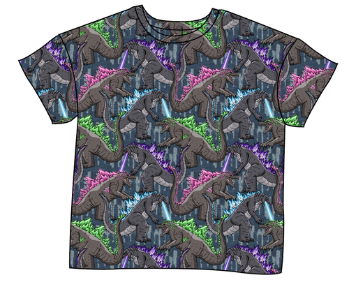 Atomic Monster Ladies' Oversized Tee