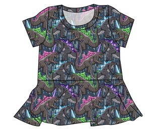 Atomic Monster Ladies' Peplum Top