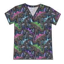Load image into Gallery viewer, Atomic Monster Ladies&#39; Slouchy V-Neck Tee