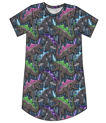 Atomic Monster Ladies' T-Shirt Dress