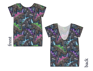 Atomic Monster Low Back Ballerina Tee