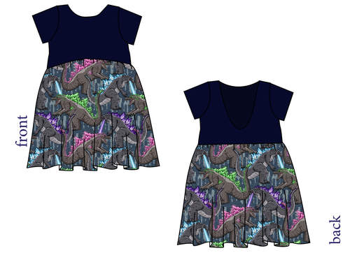 Atomic Monster Low Back Dress