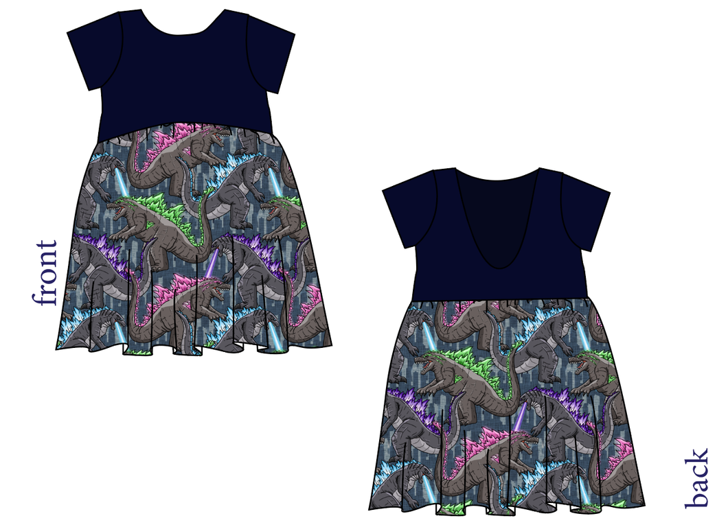 Atomic Monster Low Back Dress