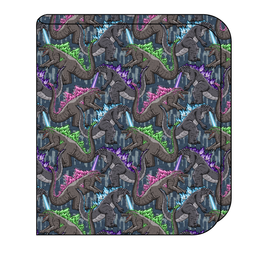 Atomic Monster Swaddle Blanket
