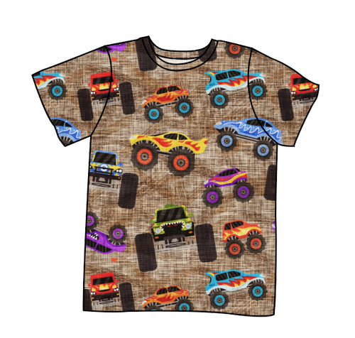 Monster Trucks Basic Tee and Tank