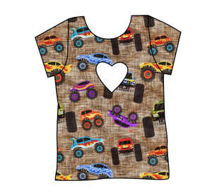 Monster Trucks Cambria Heart Back Tee