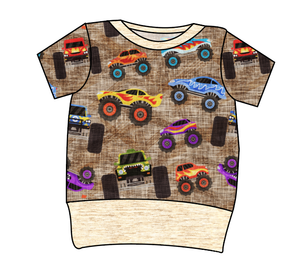 Monster Trucks Grow With Me Tee