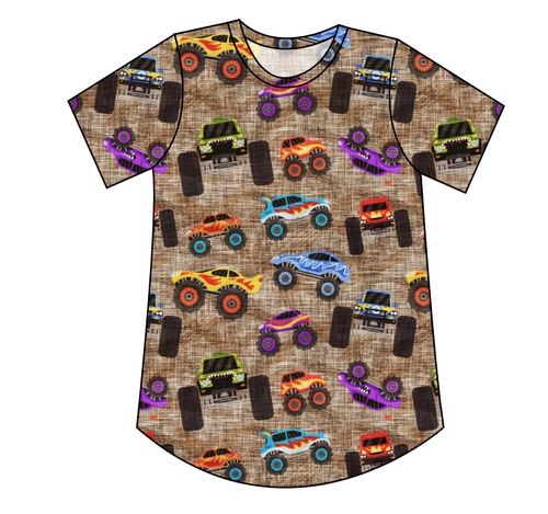 Monster Trucks Kids' Relaxed Tee
