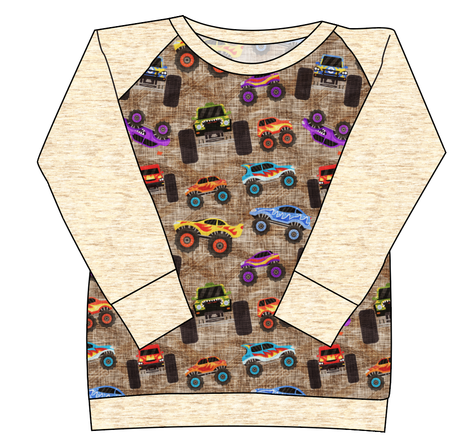 Monster Trucks Ladies' Classic Crewneck