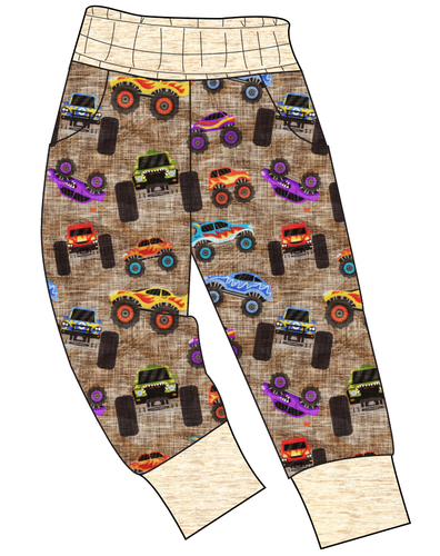 Monster Trucks Mens' Joggers and Jogger Shorts