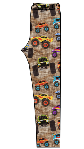 Monster Trucks Ladies' Lounge Leggings