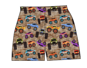 Monster Trucks Ladies' Lounge Shorts