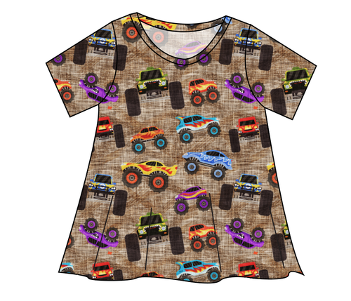 Monster Trucks Ladies' Swing Tee