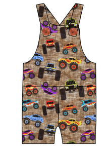 Monster Trucks Overalls and Shortalls