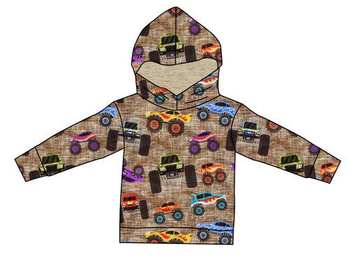 Monster Trucks Oversized Hoodie