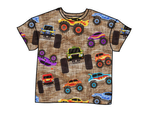 Monster Trucks Oversized Tee