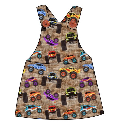 Monster Trucks Skirt-Alls