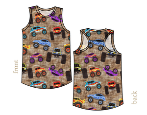 Monster Trucks Summer Tank