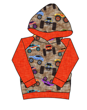 Load image into Gallery viewer, Monster Trucks Classic Hoodie (or Crewneck)