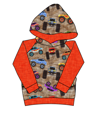 Monster Trucks Classic Hoodie (or Crewneck)