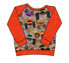 Load image into Gallery viewer, Monster Trucks Classic Hoodie (or Crewneck)