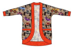 Monster Trucks Kids Cocoon Cardigan