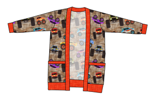 Monster Trucks Ladies' Grandpa Cardigan