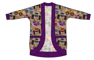 Monster Trucks Ladies' Cocoon Cardigan