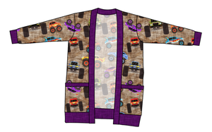 Monster Trucks Kids Grandpa Cardigan