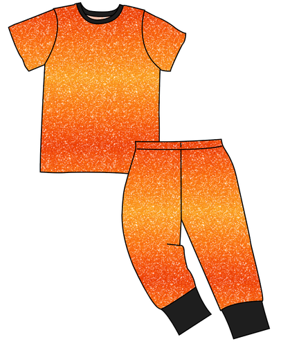 Showgirl Glitter Basic Loungewear Set