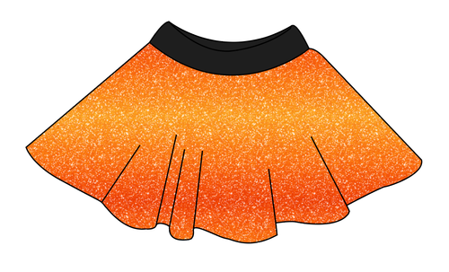 Showgirl Glitter Circle Skirt