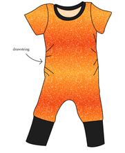 Load image into Gallery viewer, Showgirl Glitter Grow With Me Pants And Shorts Romper