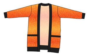 Showgirl Glitter Kids Grandpa Cardigan